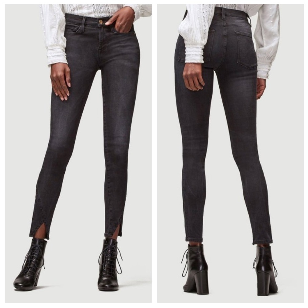 Frame | Le Skinny de Jeanne Black Jeans Size 28